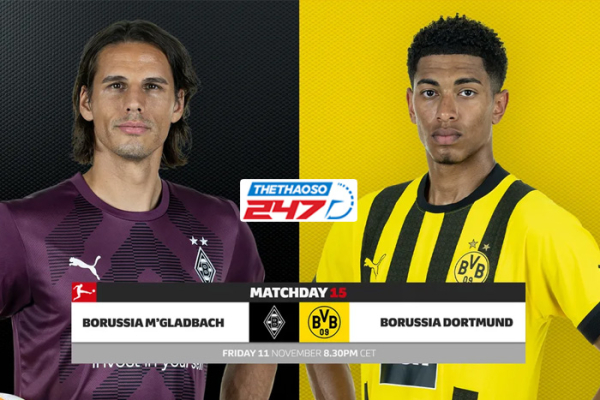 Soi kèo Monchengladbach vs Dortmund, 21h30 ngày 12/11 - Bundesliga
