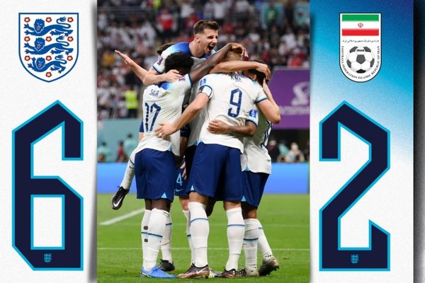 Kết quả Anh vs Iran bảng B World Cup 2022: Bữa tiệc bàn thắng tại Khalifa