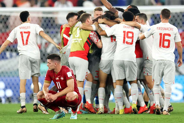 Kết quả Serbia vs Thụy Sĩ: Nghẹt thở đến phút cuối