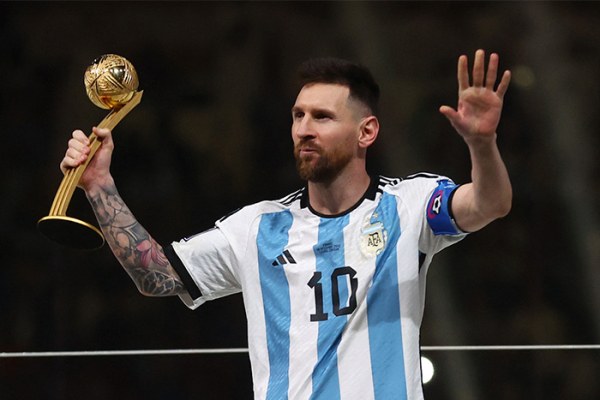 Lionel Messi được vinh danh là Vận động viên của năm