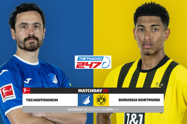Soi kèo Hoffenheim vs Dortmund, 21h30 ngày 25/2 | Bundesliga