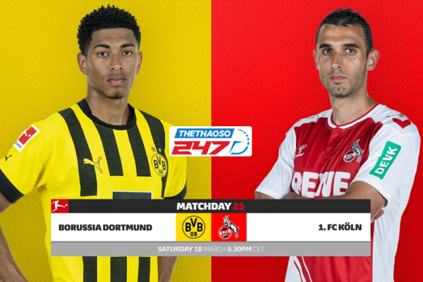 Soi kèo Dortmund vs Koln, 00h30 ngày 19/3 | Bundesliga