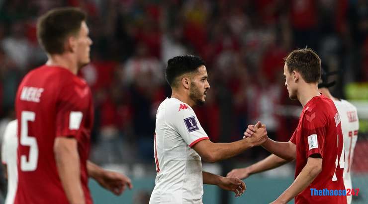 Đan Mạch 0-0 Tunisia, World Cup 2022