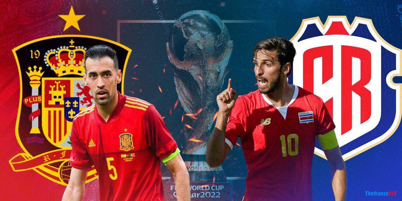 Lịch sử đối đầu Tây Ban Nha vs Costa Rica, World Cup 2022