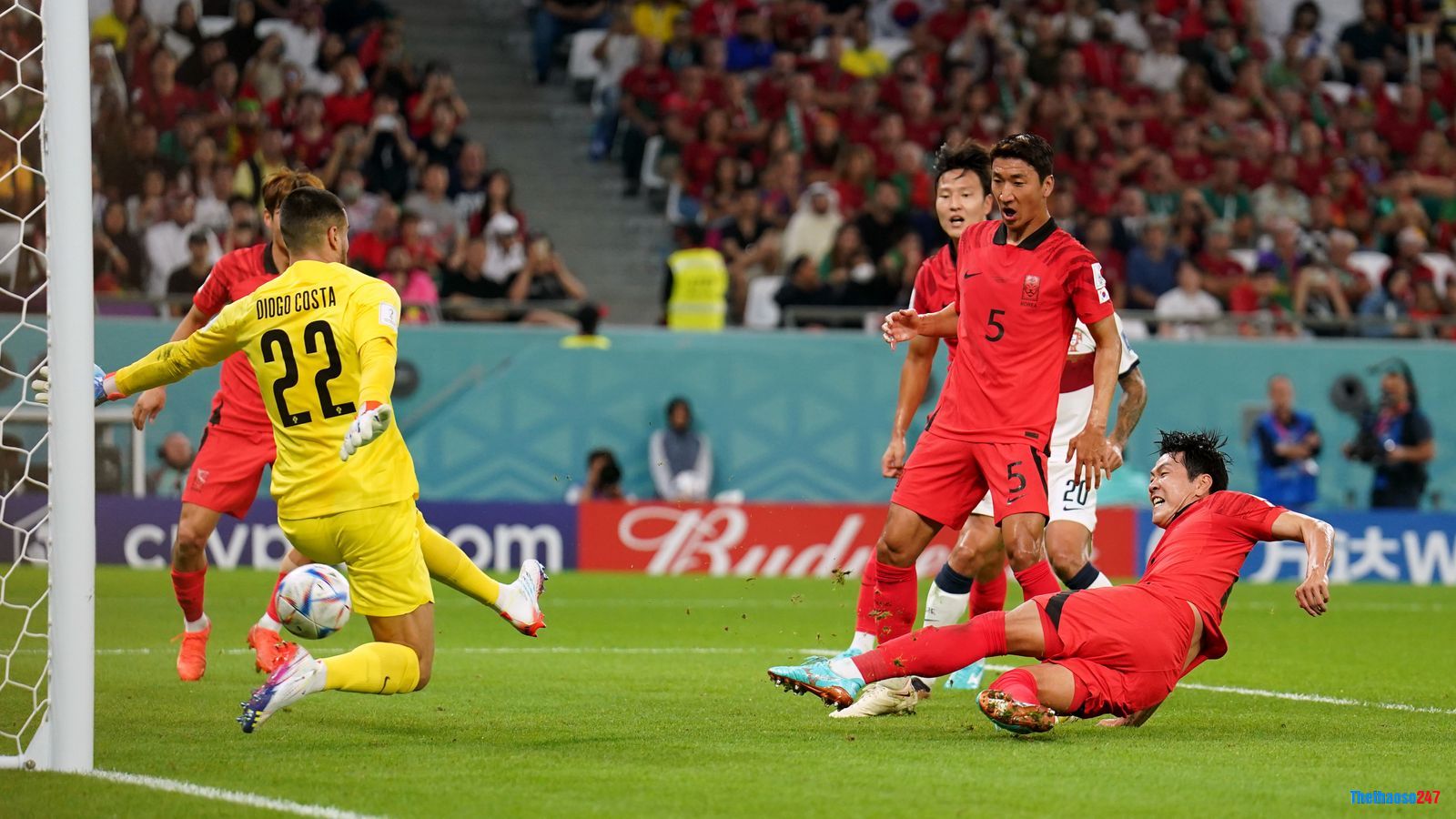 Bồ Đào Nha 1-2 Hàn Quốc World Cup 2022