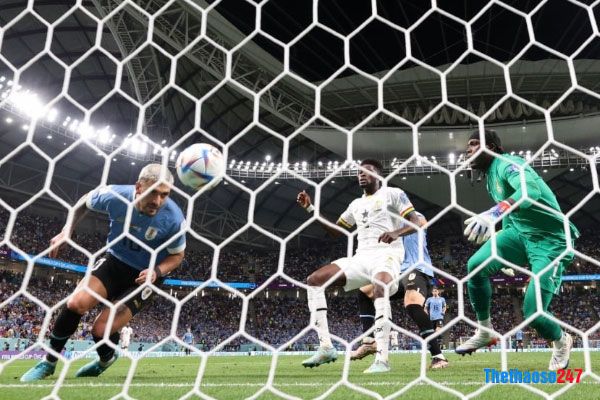 Uruguay đã có đến 2 bàn thắng ở hiệp 1