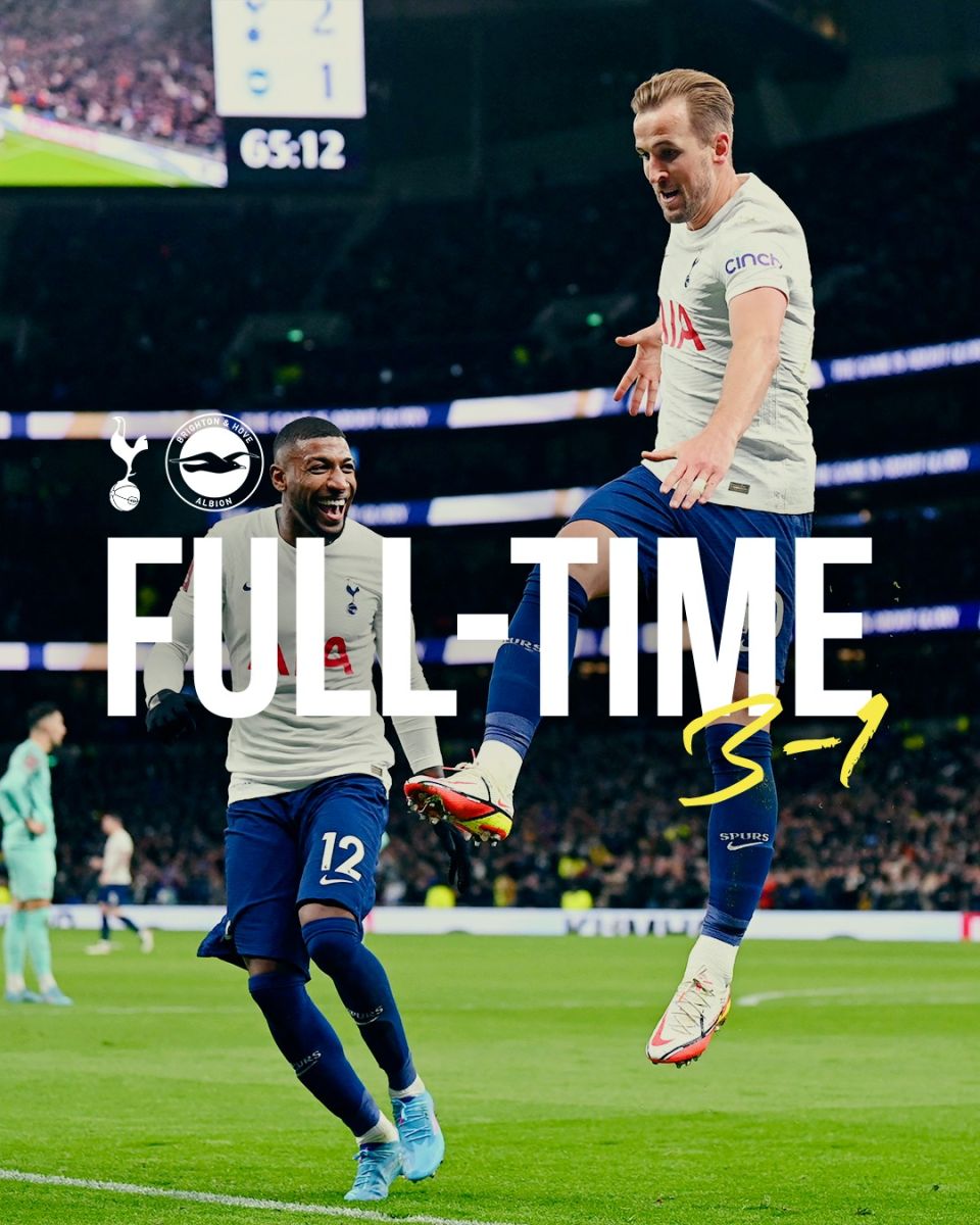Chiến thắng thuyết phục của Tottenham