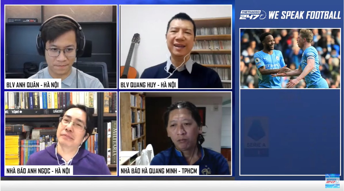 BLV Quang Huy bình luận về khả năng vô địch C1 của Man City 