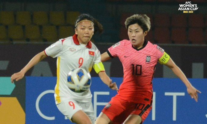 Nữ Hàn Quốc 3-0 Việt Nam 