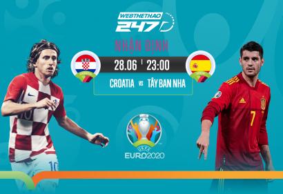 Nhận định Croatia vs Tây Ban Nha, 23h00 ngày 28/6/2021 | Vòng 16
