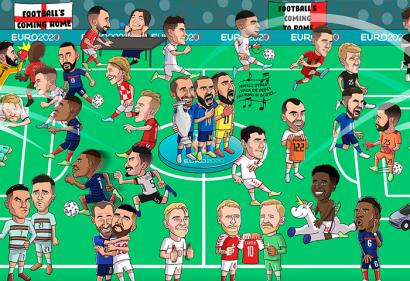 Ronaldo và Coca-Cola, những bữa tiệc bàn thắng,... 7 điểm nhấn của kì Euro 2020