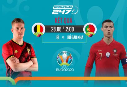 Kết quả, Tỷ số Bỉ vs Bồ Đào Nha, 2h00 ngày 28/6/2021