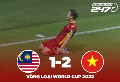 Việt Nam chiến thắng Malaysia kịch tính, vững vàng ngôi đầu