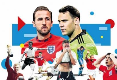 Anh vs Đức: Derby của bóng đá quốc tế