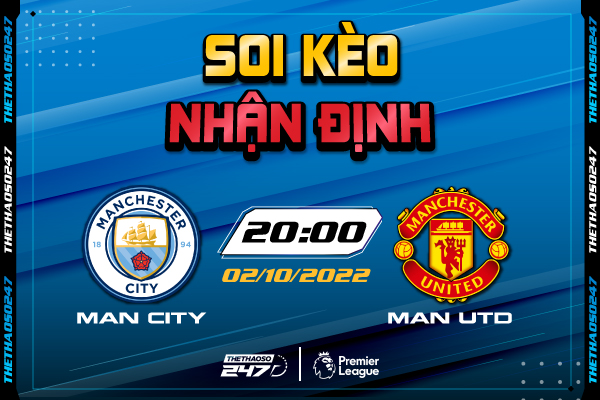 Soi kèo Man City vs MU, 20h00 ngày 2/10 | Ngoại Hạng Anh